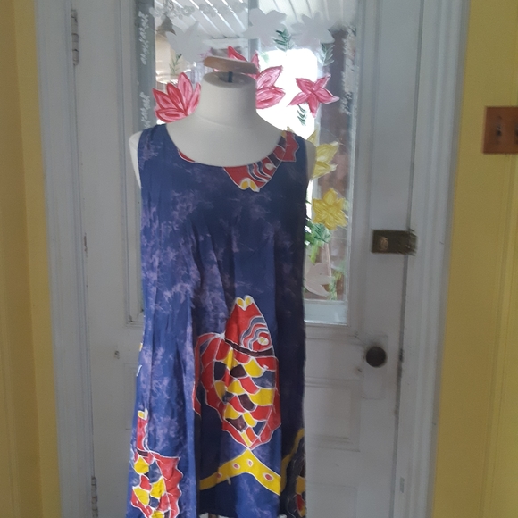 Sleevless Summer dress Size L - Picture 1 of 9